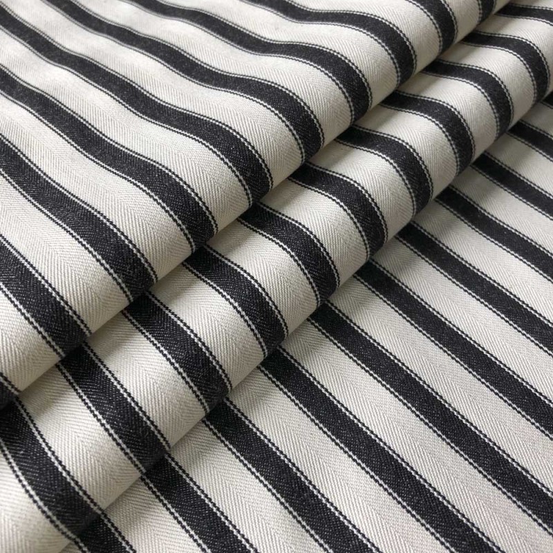 03284 Ticking stripe 2 coloris 0002 black