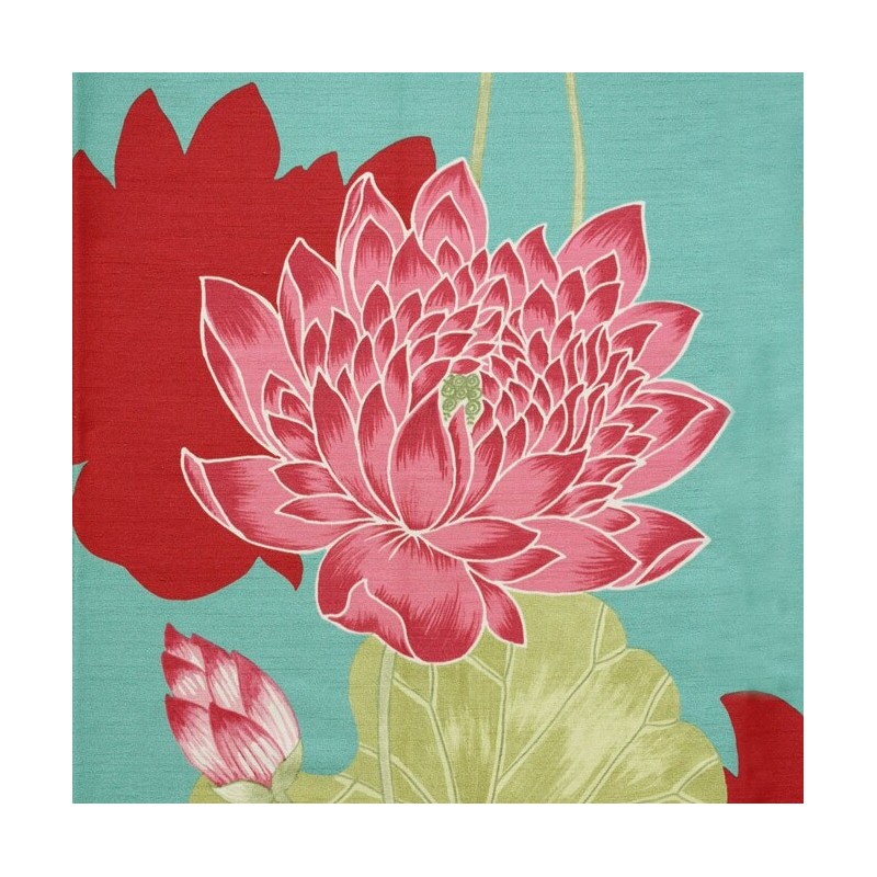 01023 LOTUS coloris 0001 bleu rose vert dessin 3949