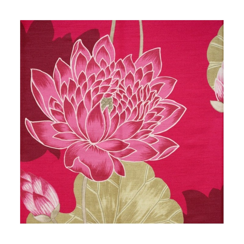 01023 LOTUS coloris 0002 fuschia vert dessin 3949