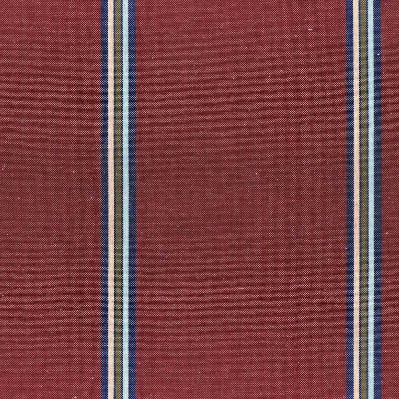 03305 Gouache stripe fabric coloris 0001 bordeaux