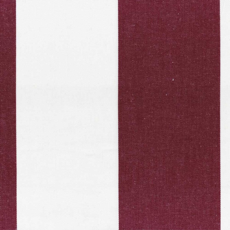 03304 Studio stripe fabric coloris 0001 bordeaux