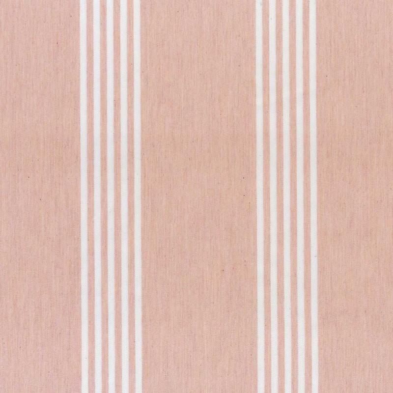 03307 Canvas stripe fabric coloris 0001 pink