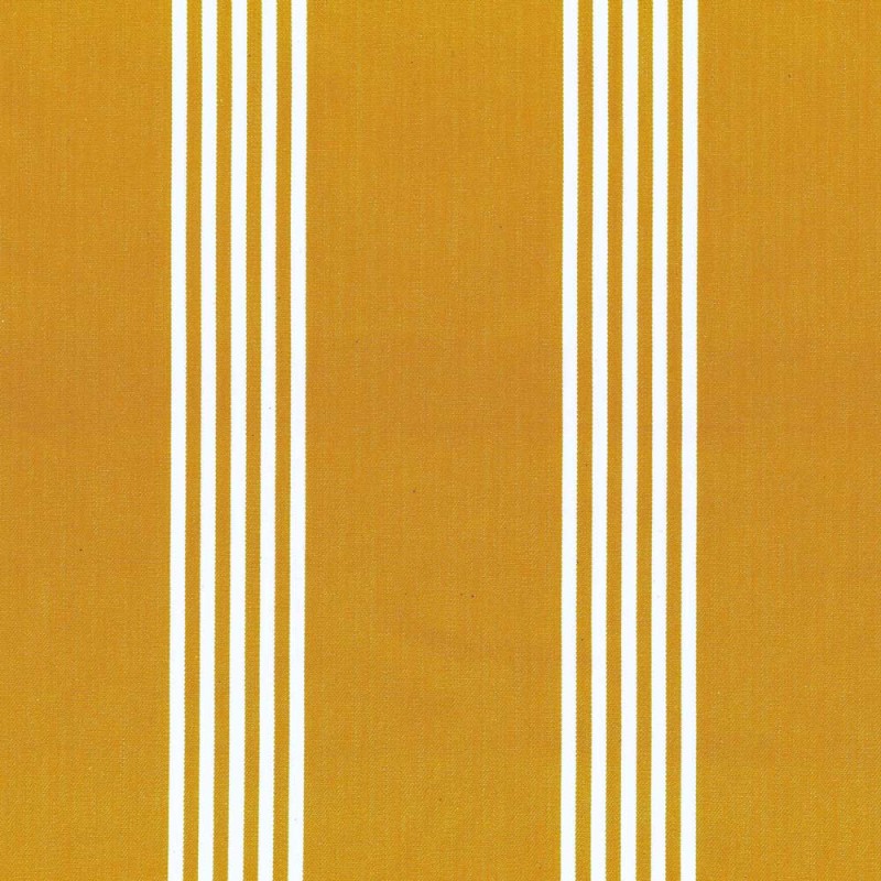 03307 Canvas stripe fabric coloris 0002 ochre