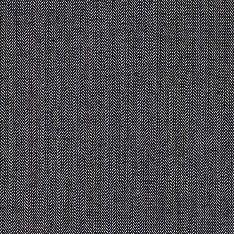 03312 Fresco herringbone fabric coloris 0001 black