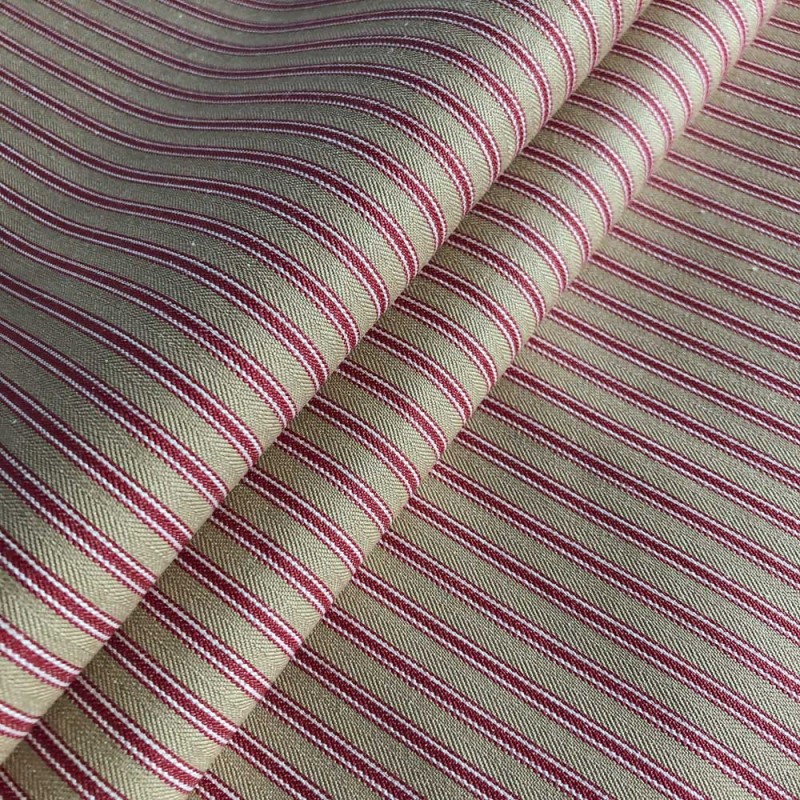 03303 Ticking stripe antique coloris 0001 peony