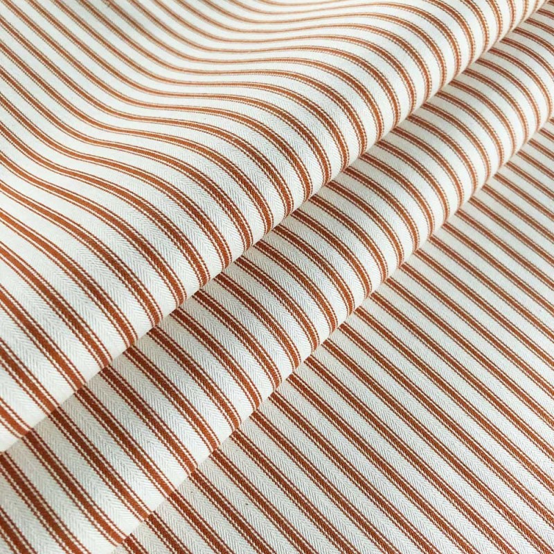 03283 Ticking stripe 1 coloris 0026 rust