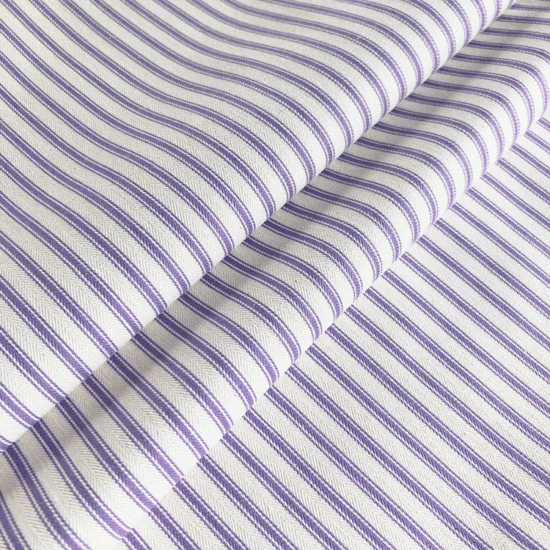 03283 Ticking stripe 1 coloris 0027 violet