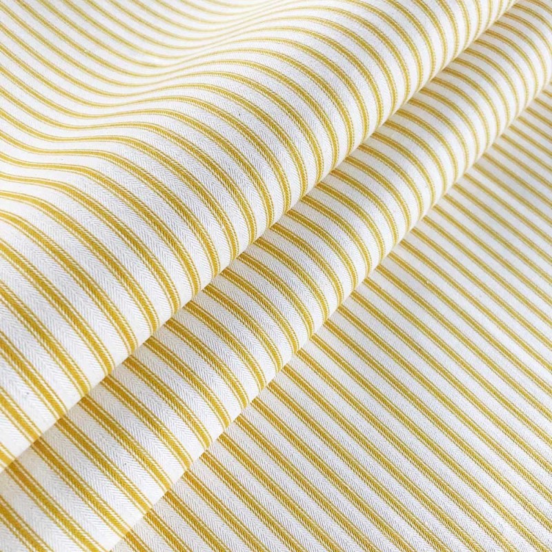 03283 Ticking stripe 1 coloris 0028 ochre