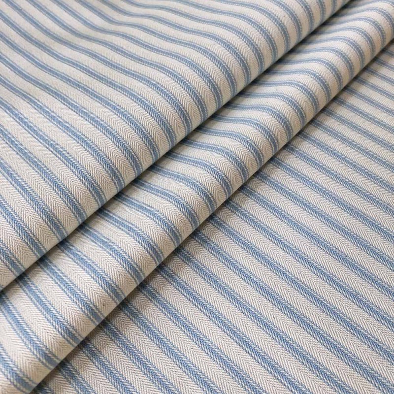 03283 Ticking stripe 1 coloris 0018 sky