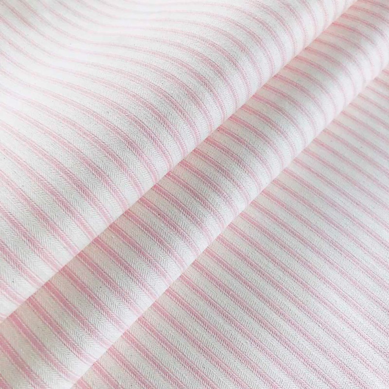 03283 Ticking stripe 1 coloris 0014 rose